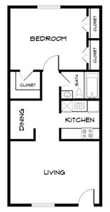One Bedroom / One Bath