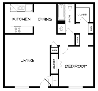 One Bedroom / One Bath